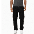 thumbnail image 4 of Puztloy Men's Cargo Work Pants Jogger Trousers Relaxed Fit Slacks Straight Leg Lightweight Slacks with Multi Pockets Black, 4 of 7