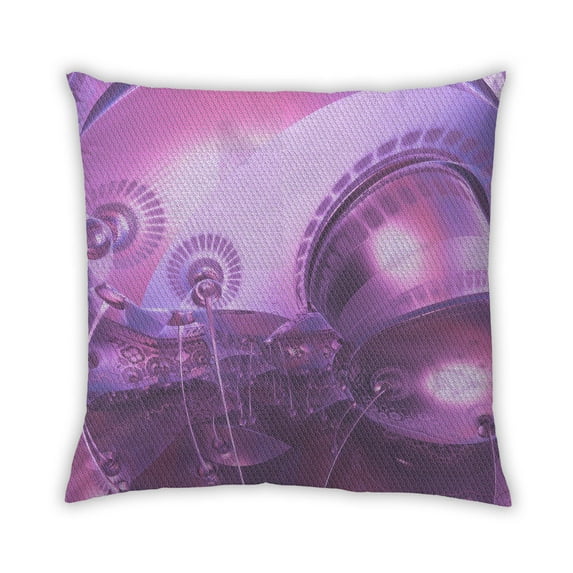 Ahgly Company Indoor Square Contemporary Throw Pillow, 18 inch by 18 inch