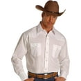 thumbnail image 3 of Men's Solid Cowboy Shirt - 71105Wh, 3 of 6