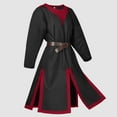 thumbnail image 2 of Chemise Tunique pour Hommes Blouse d'Halloween Historique Haut à Lacets, 2 of 3
