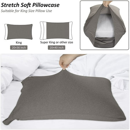 Soft Stretch Sheets King Set Heather Brown Jersey Knit Stretchy Snug Fit T Shirt Like Bed For Or Cal Size Mattress 4 Piece Sets Canada Soft Stretch Sheets King Set Heather, Jersey Bed Sheets Super King
