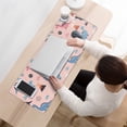 thumbnail image 3 of Long Mouse Pads for Desk,Pink Cartoon Dinosaurs Volcanoes Pattern Desk Mats on Top Of Desks, Desk Mouse Pad Extra Large with 3mm Non-Slip Base and Stitched Edge for Gaming,Office,Work,Home 31.5"x11.8", 3 of 6