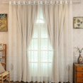thumbnail image 3 of XL Tul transparente elegante de la ventana del apagón del poliéster del modelo único elegante de la ventana para la sala de estar, 3 of 5