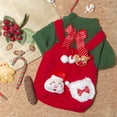 thumbnail image 4 of UDIYO Pet Pullover Christmas Series Decor Keep Warmth Cartoon Pet Dogs Cats Sweatshirt Costume for Winter, 4 of 7