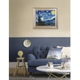 thumbnail image 3 of DECORARTS - Starry Night, Vincent Van Gogh Classic Art. Giclee Prints on Canvas with matching Museum Frame for Home Decor. 20x16", Total Size: 26x22", 3 of 6