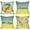 Yellow, variant on Hello Lemon Decorative Throw Pillow Covers 18 x 18 Set of 4, Spring Summer Squeeze The Day Seasonal Cushion Case Decor, Blue Plaid Stripes Farmhouse Home Decoration for Sofa Couch