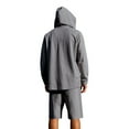 thumbnail image 6 of Awdenio Mens 2 Piece Summer Outfit Casual Short Sleeve Crew-Neck Shirts & Shorts Track Suit Jogging, 6 of 6