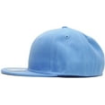 thumbnail image 3 of Solid Flat Brim Bill Fitted Baseball Cap, 3 of 6