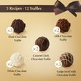 Lindt Gourmet Truffles Assorted Chocolate Candy, Gift Box, 6.8 oz