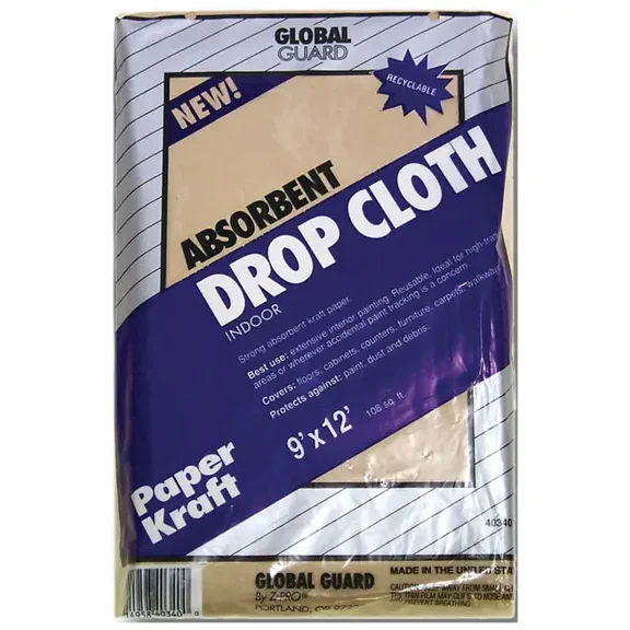 9’ x 12’ Premier 40340 Global Guard Absorbent Paper Dropcloth