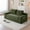 Green, variant on 73" 2-in-1 Convertible Sofa Bed, Memory Foam Corduroy Loveseat, No Assembly, Beige