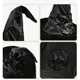 thumbnail image 6 of ZLKMQM Halloween Witch Hats with Tassel Veils Black Large Ruched Witch Hat Women Costume Accessory for Halloween Cosplay Party, 6 of 8