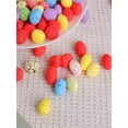 thumbnail image 3 of Meggemo 50 Pcs 0.79x0.98 Inch Easter Mini Egg Ornament Small Decor Pendant for Tree Wreath Gift Bag Spring Holiday Party, 3 of 4