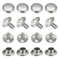 thumbnail image 1 of Remaches de cristal transparente Uxcell de 0.35 pulgadas 50 piezas para manualidades DIY, studs transparentes para ropa, 1 of 7