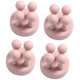 thumbnail image 3 of Ganchos de Clip Perfecl para cables colgadores de toallas organizador de cables USB Gancho de almacenamiento Rosa, 3 of 8