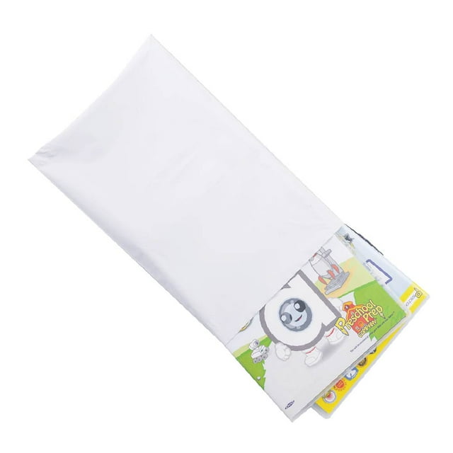 WiiGreen 100 PCS 6x9 inch Poly Mailers Shipping Envelopes Packaging Bags, White