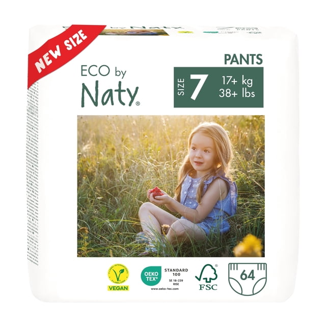 Pantalones de entrenamiento Eco by Naty Pull Ups, tallas 5T-6T (17-17,2 kg)