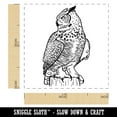 thumbnail image 2 of Regal Great Horned Owl Self-Inking Rubber Stamp Ink Stamper - Orange Ink - Small 1 Inch, 2 of 7