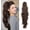Brown, variant on 24'' Clip Ponytail Extension for Women with Claw Clip Layered Synthetic Hair Heat Resistant Clips In Curly Hair Ponytail Extensions Wedding Party Daily Use (Copper Red, 4.5OZ)