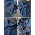 thumbnail image 4 of Camicover Denim Fake Collar Detachable Dickey Collar Half Shirts Blouse False Collar Top for Women Girls Medium, 4 of 7
