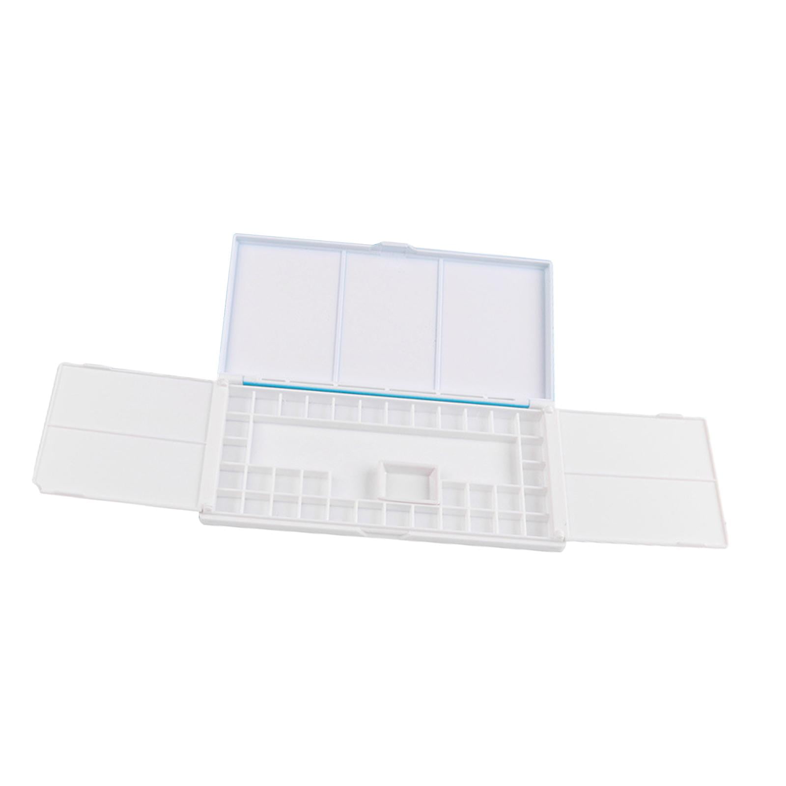 Milageto Airtight Watercolor Palette, with Mixing Areas, Palette with Lid, Empty Tray for 36 Wells