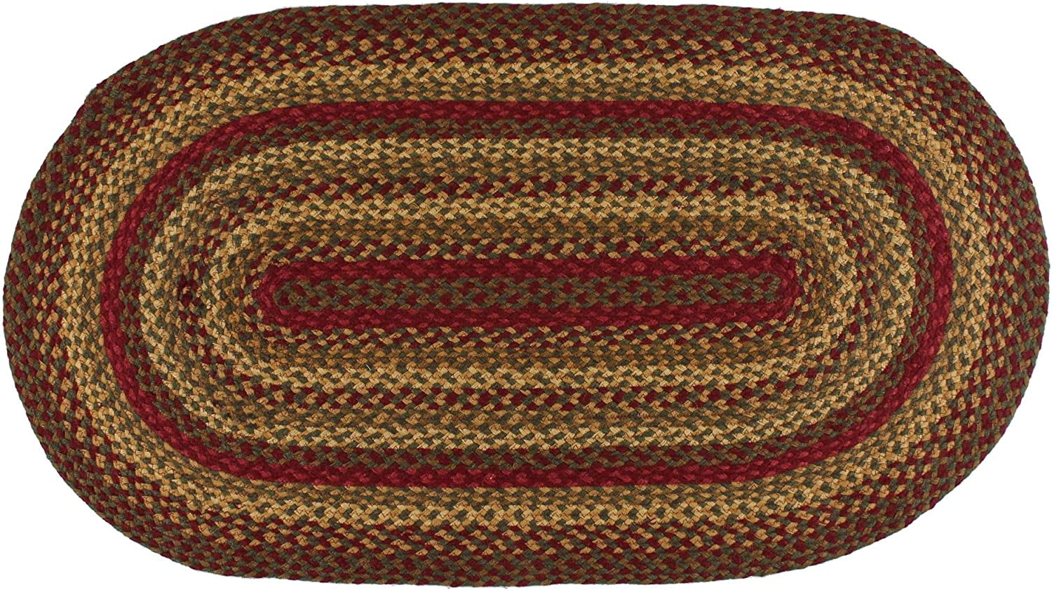 IHF Home Decor Cinnamon Premium Braided Collection Primitive, Rustic