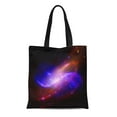 thumbnail image 1 of NUDECOR Canvas Tote Bag Outer Celestial Space Reusable Handbag Shoulder Grocery Shopping Bags, 1 of 1