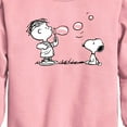thumbnail image 2 of Peanuts - Snoopy Bubbles - Toddler & Youth Crewneck Fleece Sweatshirt, 2 of 5