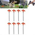 thumbnail image 2 of Screw In Tent Stakes Heavy Duty Screw, Tent Stakes Screw In Ground Anchors, Metal Stakes For Trampo, 2 of 5