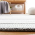thumbnail image 5 of SAFAVIEH Kilim Adam Striped Polyester Area Rug, Ivory/Grey, 5' x 8', 5 of 9