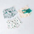 thumbnail image 3 of GYRATEDREAM Boys Kids Soft Cotton Fashion Boxer Briefs Toddler Breathable Underwear 3-11 Years Pack of 3, 3 of 3