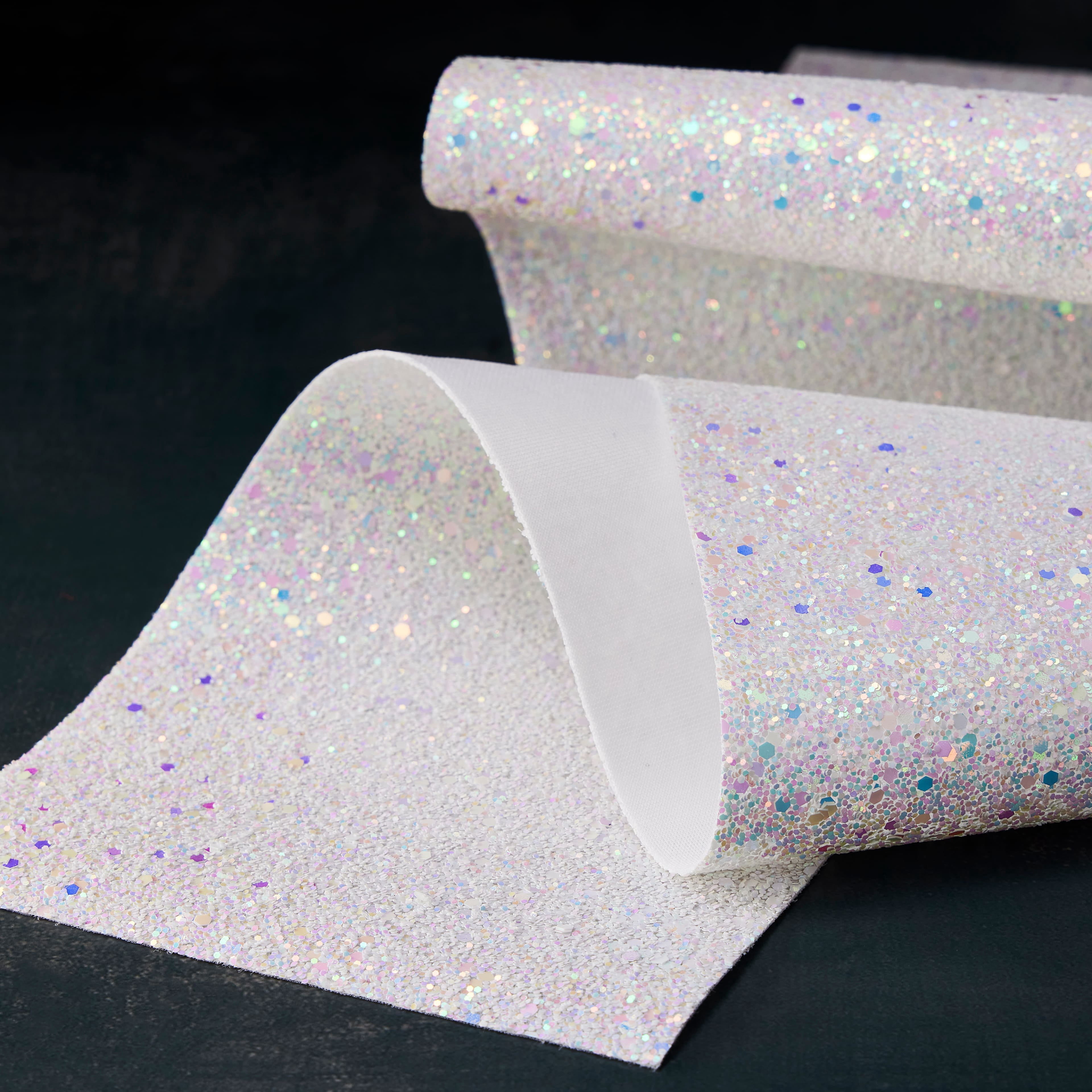 12 Pack: 5.375" x 1yd. Encrusted Glitter Ribbon by Celebrate It