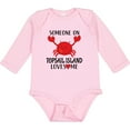 thumbnail image 3 of Inktastic Someone on Topsail Island Loves Me Boys or Girls Long Sleeve Baby Bodysuit, 3 of 5