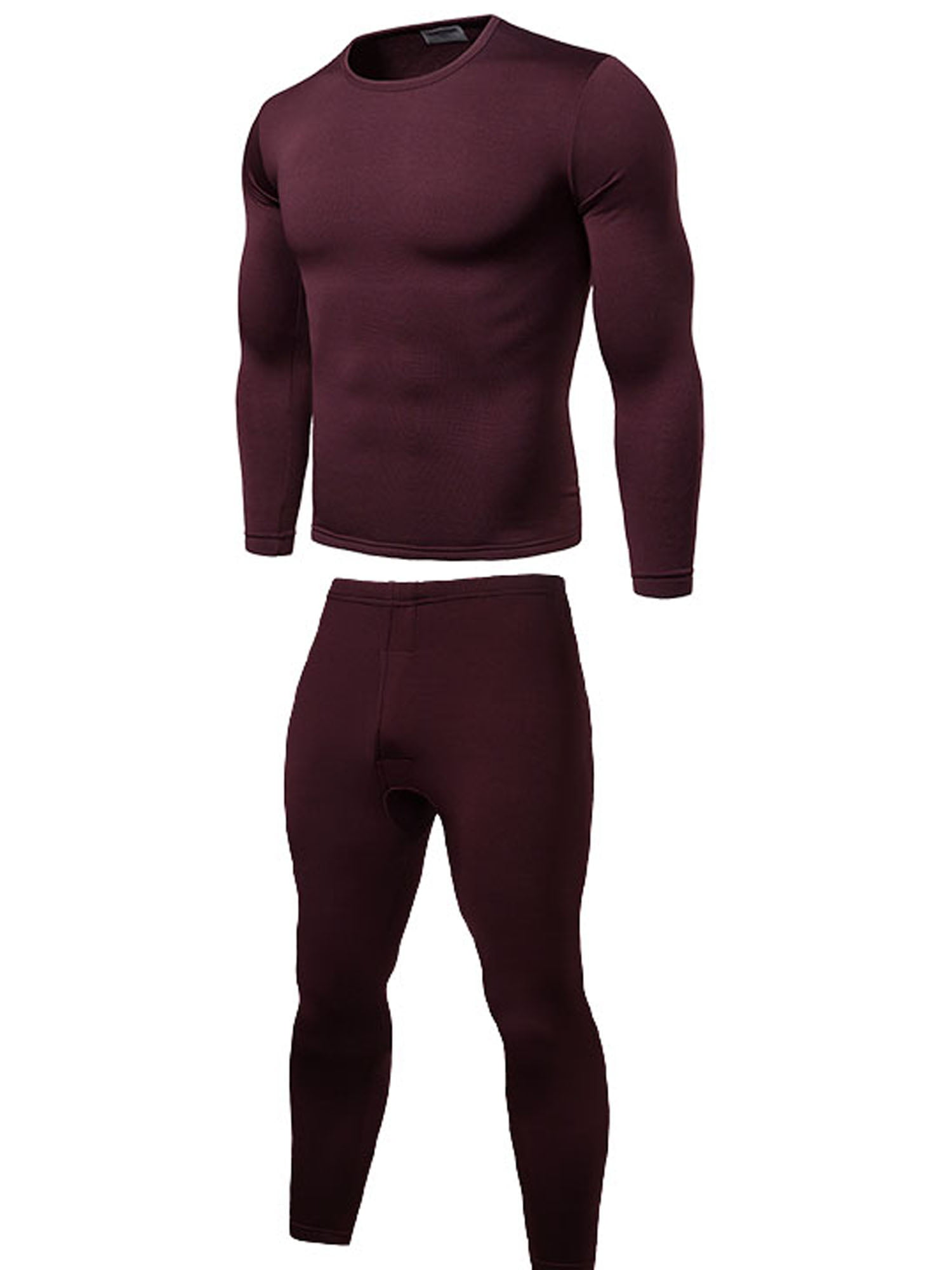  Thermal Long Sleeve Tops For Women Workout Shirts Running  Gear Clothes Underwear Fleece Lined Undershirts Basic Fitted Cold Weather  Maroon XXL