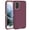 Dark Purple/Light Pink, variant on AICase Rugged Shockproof Cell Phone Case for Samsung Galaxy S21 FE 5G, Black