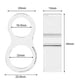 thumbnail image 4 of Puertas Anillo anticolisión Protección de seguridad Tope de puerta Parachoques Protector de pared Manija Parachoques (4 piezas), 4 of 5