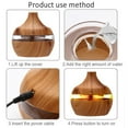 thumbnail image 5 of EIGTHTAIL Aroma Diffuser for Essential Oil Large Room Diffusers  300ml Aromatherapy Diffuser with Essential Oil  Bedroom Vaporizer Cool Mist Humidifier for Home Office, 5 of 5