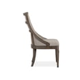 thumbnail image 5 of Magnussen Home Lancaster Dovetail Grey Upholstered Arm Chair Two Pack, 5 of 11