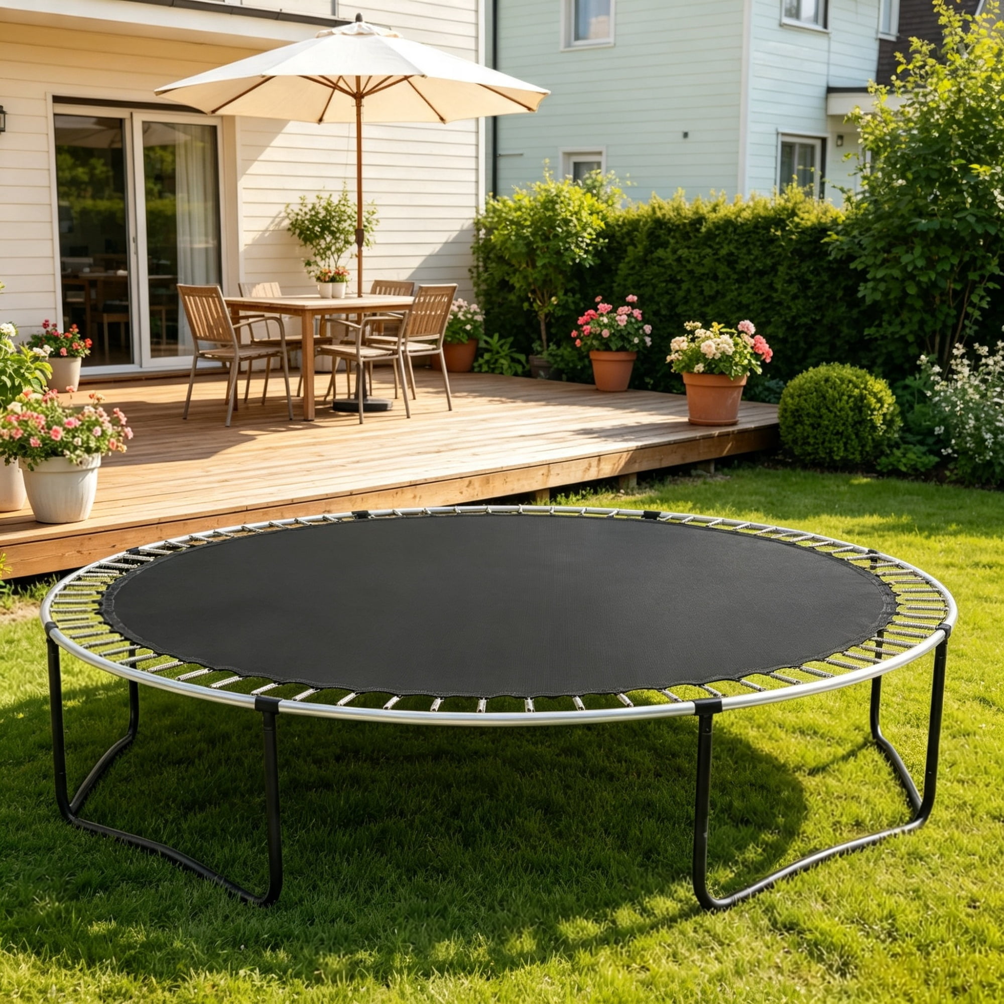 14ft Round Replacement Trampoline Mat (Fits 6.5"-7" Springs)（Only Trampoline Mat）