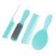 thumbnail image 4 of Juego de peines para el cabello, juego de peines para el cabello de 4 piezas, peine de peluquería, cepillo para el cabello, apariencia llamativa, 4 of 5
