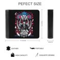 thumbnail image 2 of Death Note Ryuk Leather Wallet Slim Card Wallet Bifold RFID Blocking Card Holder Purse, 2 of 7