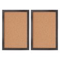 thumbnail image 2 of 2 tableros de corcho para oficina, tablón de anuncios para pared, tablero de visión, tablero de chinchetas con marco para oficina, hogar y escuela, ideal para montar en la pared., 2 of 7