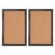 thumbnail image 2 of 2 tableros de corcho para oficina, tablón de anuncios para pared, tablero de visión, tablero de chinchetas con marco para oficina, hogar y escuela, ideal para montar en la pared., 2 of 7