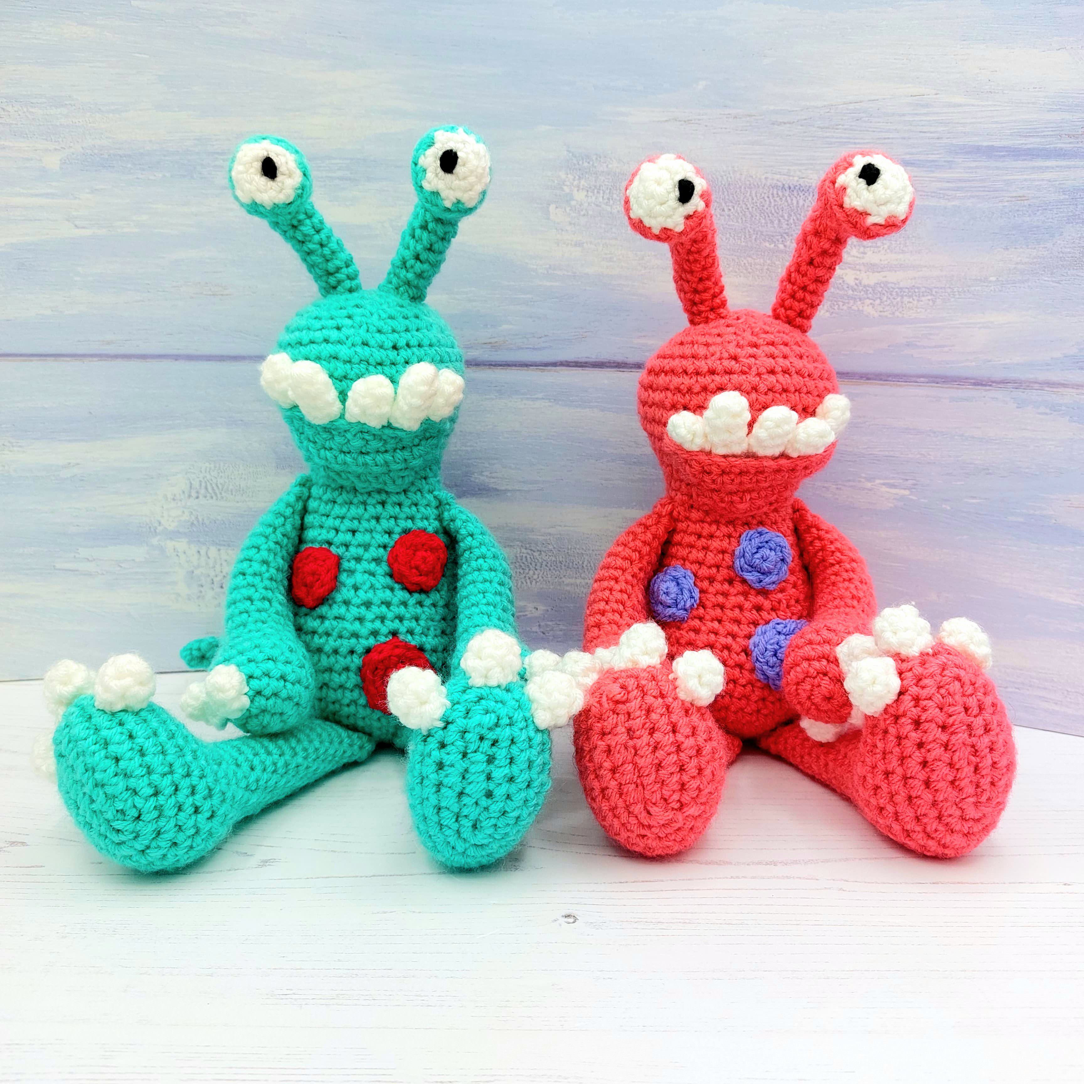 Crochet Kit - Monty & Myrtle the Monsters