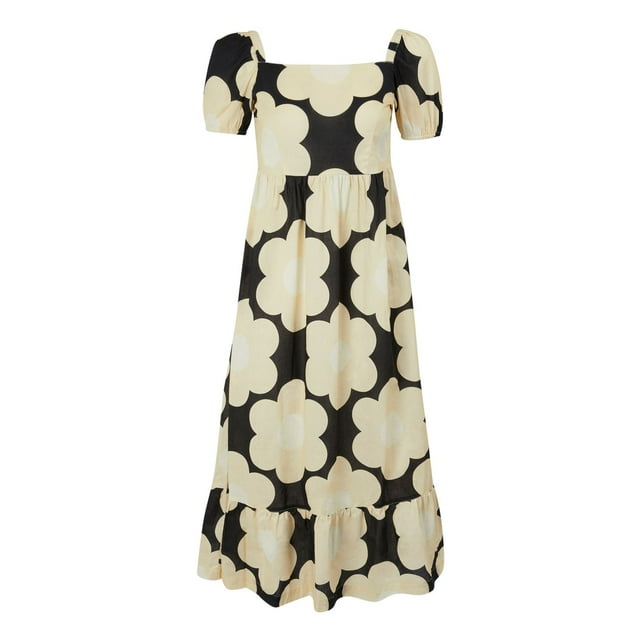 Regatta Robe Midi d'Été à Marguerites des Années 60 pour Femmes Orla Kiely