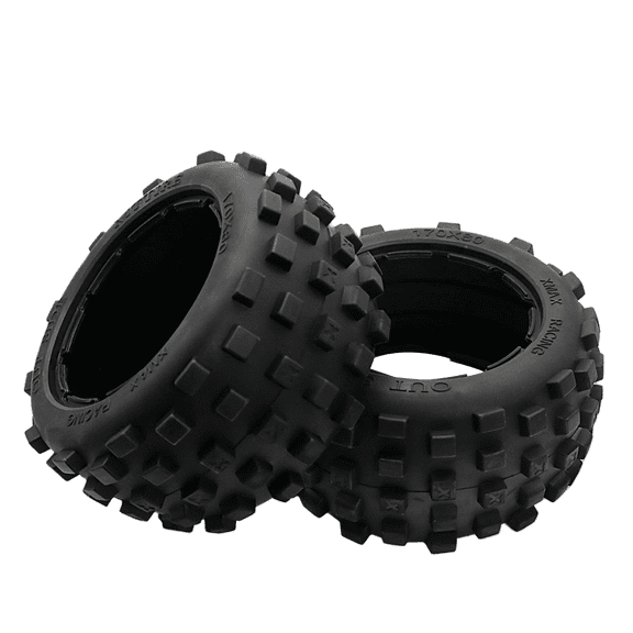 FLMLF 170 * 80mm Wilderness Tire Rear Tire Tread Kit for 1/5 HPI BAHA ROVAN KM Baja 5B RC CAR Parts