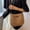 Brown, variant on ShengapQ Woven Storage Bag, Portable Handbag, Stylish Beach Bag, Adjustable Shoulder Strap, Spacious Compartment for Essentials, Fashionable Paper Straw Design, Perfect for Travel and Everyday Use