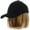 Yellow, variant on Yiho Baseball Cap with Hair Extensions Short Straight Wig Hat for Women
