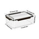 thumbnail image 3 of pstuiky Cajas organizadoras selladas para refrigerador, ideales para almacenar verduras, huevos y alimentos congelados., 3 of 6