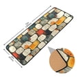 thumbnail image 2 of Ryvnso Stone Pattern Hallway Runner Rugs Floor Carpet Non Slip Entryway Mat 2' x 6', 2 of 7